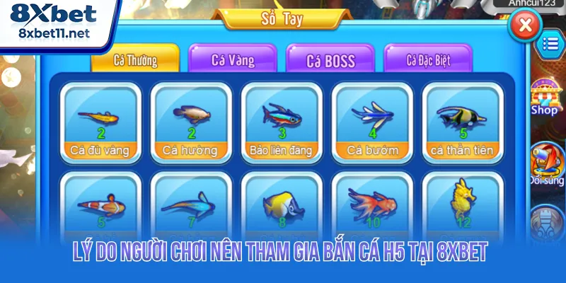 Toàn bộ quy tắc chơi bắn cá H5 được trình bày chi tiết nhất
