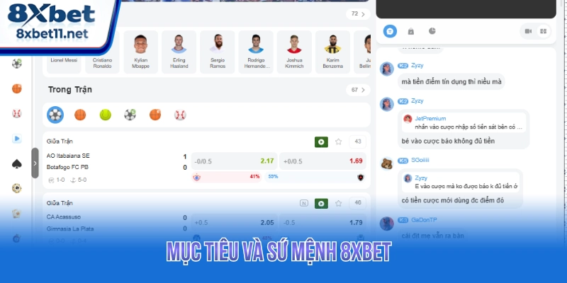 Mục tiêu và sứ mệnh trong giới thiệu 8XBET 