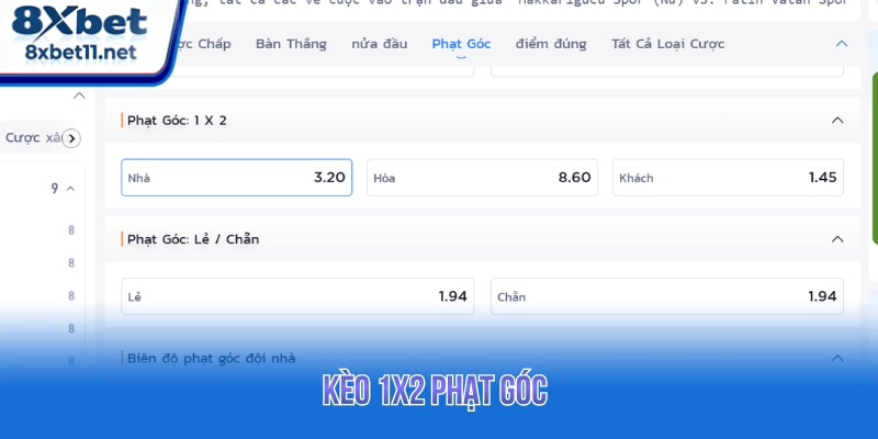 Kèo Phạt Góc Là Gì? Những Sai Lầm Thường Gặp 5 Kèo 1x2 cũng được nhiều người chơi quan tâm khi xét quả phạt góc