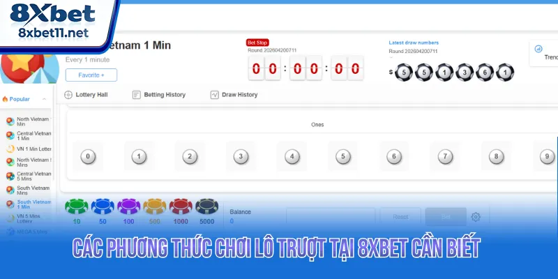 Lô Trượt - Cách Vào Tiền Chuẩn Săn Thưởng Lớn Tại 8Xbet 3 Mỗi hình thức chơi có quy tắc và tỷ lệ thưởng khác nhau