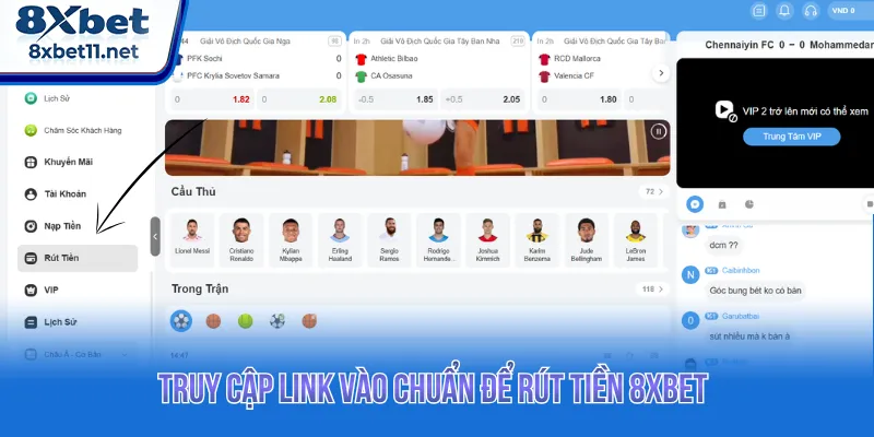 Rút tiền 8XBET an toàn hơn khi truy cập đúng liên kết