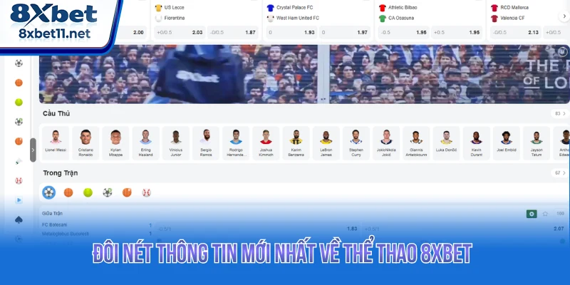 Đôi nét thông tin mới nhất về thể thao 8XBET